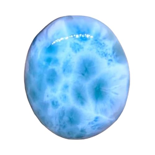 Larimar naturel GH_NAT_07131 cabochon ovale d'exception pour bague