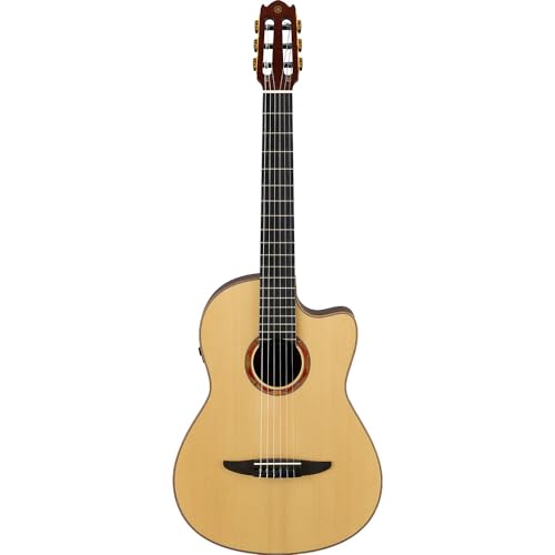 Image of Yamaha NCX3 NT Cutaway Acoustic-Electric Nylon-String Classical Guitar With Reinforced Carrying Bag , Natural