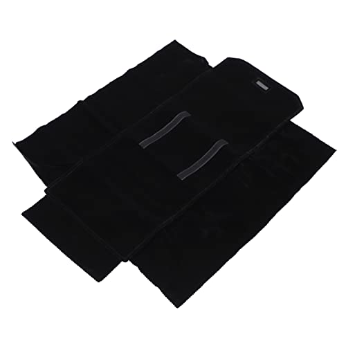Healeved Jewelry Bag Watch Roll Flannel Storage Bag Multi-purpose Compact for Necklaces Bracelets