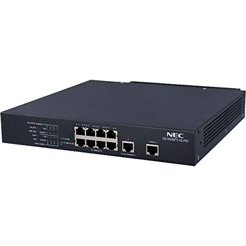 Amazon | NEC B02014-00511 QX-S508FT-1G-PW 100Mx8p 1Gx1p レイヤ2 