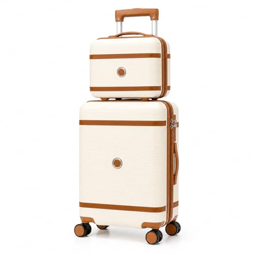 Kit Mala de Bordo 10kg + Frasqueira Rígida com Rodinhas 360° + Exclusivo Almofada Pescoço Bagagem de Mão para Viagem Resistente e Leve