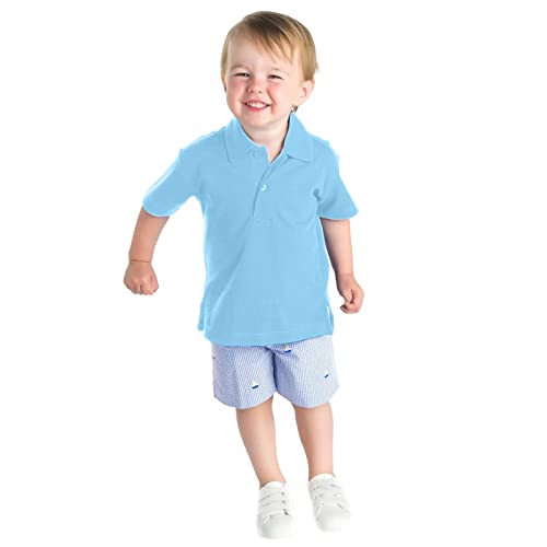 Boys Cotton Shirts Summer Toddler Down Shirt Short Sleeve Beach Hawaii Casual Solid Tops Boy Clothes Size 82