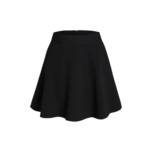 Women's Basic Versatile Skirt Casual A-Line Flared Party Mini Skater Skirt