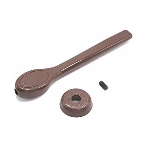 KUANYUOO Lever Star Hole Foot Rest Release Right/Left Hand with Set Screws, Fits Lazy Boy Star Hole for Tube and More Recliner Handle and Furniture Cover