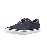 Men's Classic Low Top Shoes Demin Navy Blue Fashion Sneaker with Soft Insole Causal Dress Shoes for Men Comfortable Walking Shoes