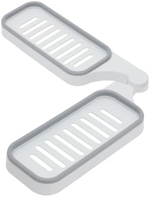 2pcs Adhesive Shower Foldable Bathroom Storage Shelf Wall Mounted Kitchen Spice Rack Organizer No Drilling Shower Shampoo Holder for Bathroom Lavatory Washroom