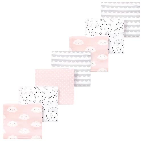 Image of Luvable Friends Little Treasure Flannel Receiving Blankets 7pk