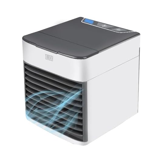 Klack Ventilador Portátil Aire Acondicionado Sobremesa USB con Luz Nocturna