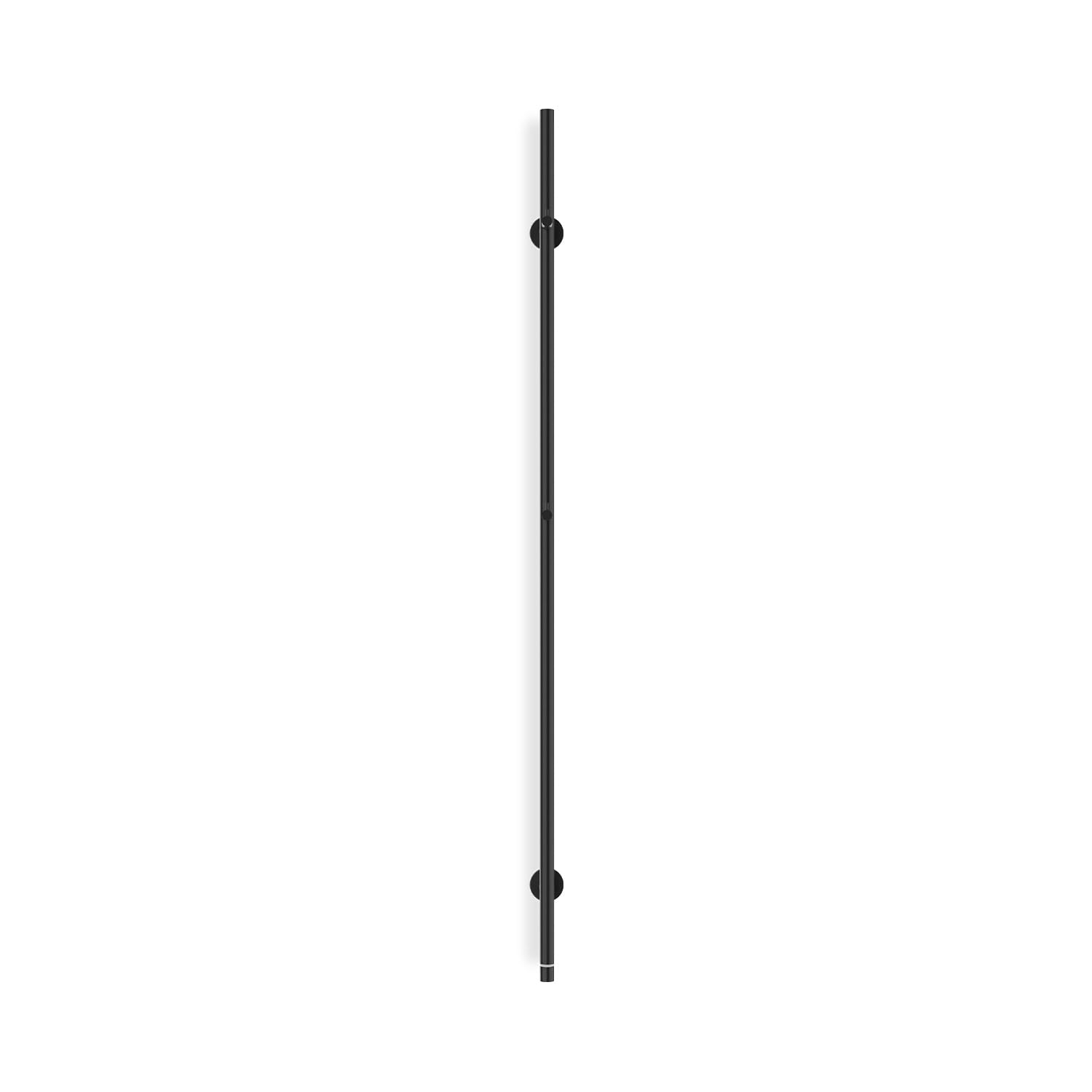 CREATE / Warm Towel Tube/Toallero eléctrico 1 Barra Negro/Diseño Vertical, 150x2,5cm, 2 ajustes Temperatura, Temporizador, Acero Inoxidable, 60W