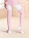 Avrigirl Pink Toddler Girls Ballet Stirrup Socks Knitted Leg Warmer Athletic Legsleeve for Training Warm up, Above Knee Length