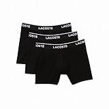 lacoste haut de pyjama homme - lot de 3, noir, xl