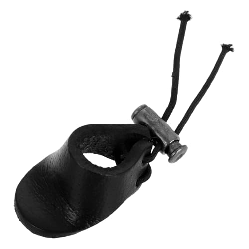 SUPVOX Traditional Thickened Leather Finger Guard for Recurve Archery Practice Protective Tab for Enhanced Comfort and Accuracy Hunting and Shooting