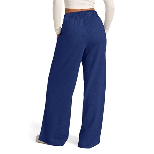 Oversized Wide Leg Sweatpants Women Baggy Lightweight High Waist Athletic Pants with Pockets Y2k Casual Palazzo Pants4