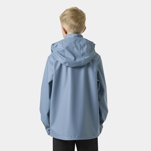 Image of Helly Hansen Junior Moss Jacket - Unisex Coat with HELOX, YKK Zipper, Detachable Hood, Adjustable Cuffs & Hem, Hand Pockets