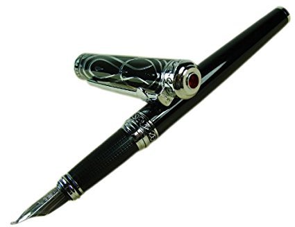 Lanxivi Duke Ruby Fude Pen Calligraphy Fountain Pen Fine To Broad Size For Signature And Art Drawing With Pen Pouch #TOP1