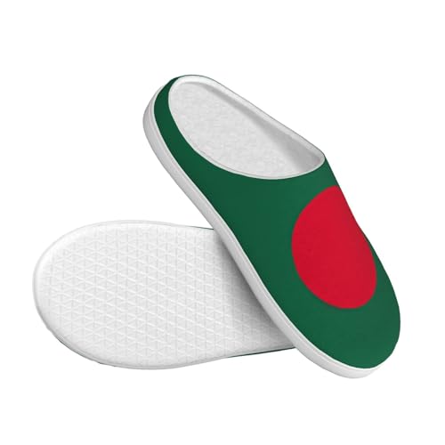 Chaussons d'hiver chauds avec motif drapeau du Bangladesh - 3