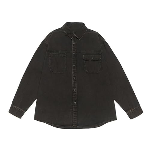 Chemise décontractée automne vintage vêtement mode homme GUOYUXIAO