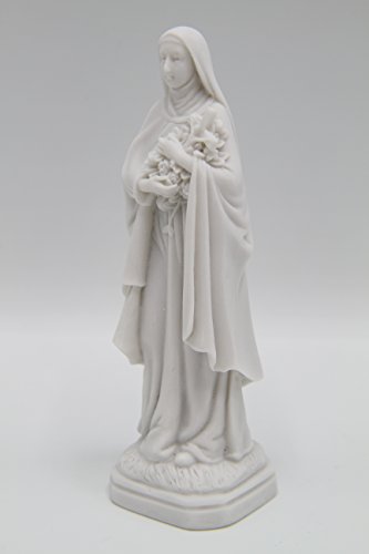 Estatua religiosa de Santa Teresita de Lisieux 4 1/4 pulg miniatura 3