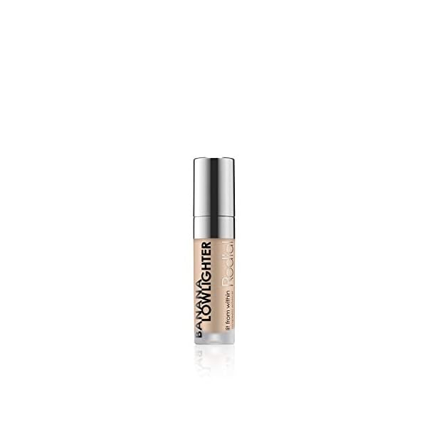 Rodial Banana Lowlighter 0.1 fl oz, Liquid Colour Concealer with Yellow Undertone, Face Concealer with Silky, Non-Shimmer Finish, Hydrating Formula with Hyaluronic Acid, Vitamin E and Caffeine