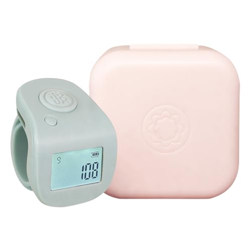 フィンガークリッカー | 指リングデザイン付きLEDディスプレイハンドヘルドデジタルカウンター | スポーツクリッカー、チームトレーニング用ポータブル陸上装備アクセサリー