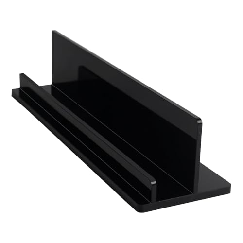 Soporte para Discos LP de Acrílico Negro Expositor de Vinilos Pack de 2 2