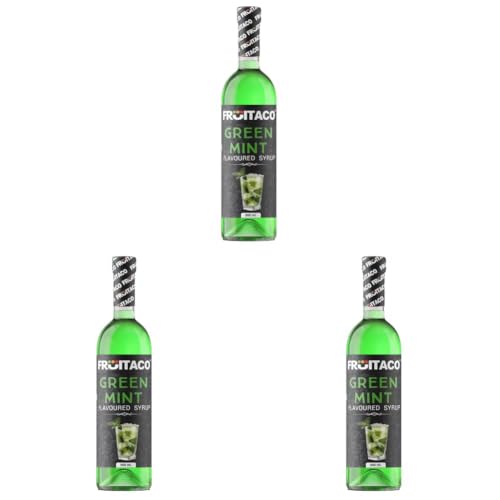Image of Fruitaco Green Mint Syrup 500ML | Mixer for Mocktails, Cocktails, Drinks, Juices, Beverages | Non Alcoholic Mix (Pack of 3)