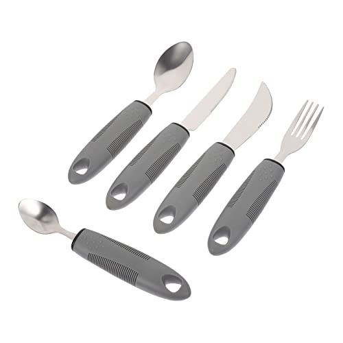 WATIIFUFU 1セットのプロの適応器具便利な高齢者用品ポータブル高齢の食器