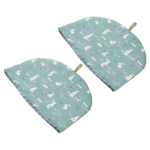 Cabilock 2Pcs Printing Tea Cozy Cotton Cloth Teapot Cover for Insulation Protection Fits Various Easy to Clean for Daily Use Prevents Stains and Keeps Tea Fresh