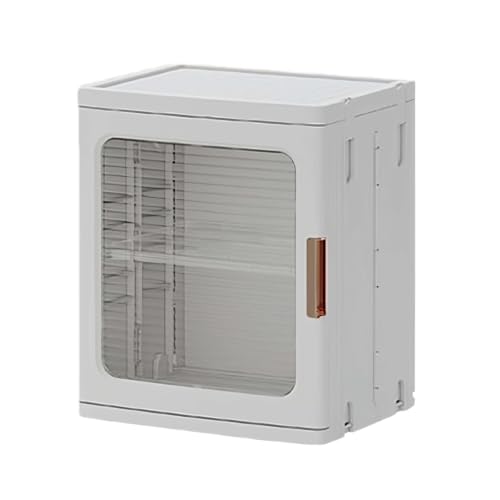 Dekuma ���[���b�N �C�� ���[�L���r�l�b�g �H��I �܂肽���� �L���X�^�[�t�� ���Ԏ��[ PP�f�� ��e�� �C���X�g�[���s�v ��l��炵 �I�t�B�X �g�C�� �����h���[ �L�b�`�� ���r���O ����p (����37×��29×����46cm�i�ԗւȂ��j)