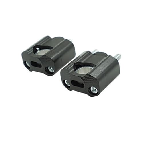 Riser guidon 22mm 28mm noir rehausseur universel de guidon pour moto et VTT