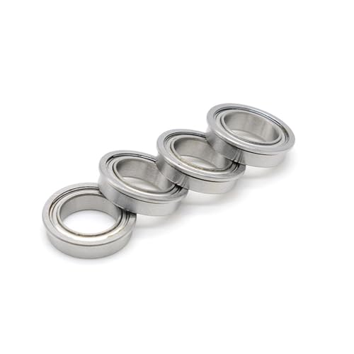 Cojinete con pestaña F6802ZZ de acero cromado ABEC-7 y doble sellado de metal contra polvo 4