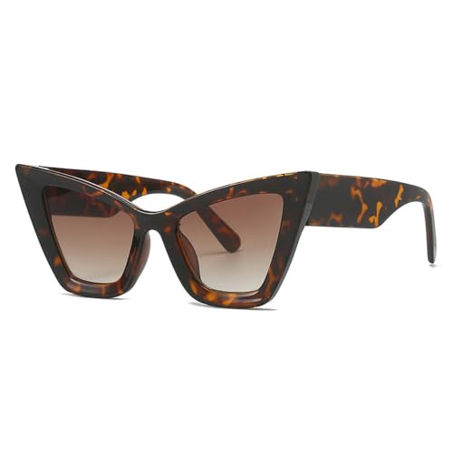 Lunettes de soleil œil de chat pour femme avec verres dégradés vintage UV400