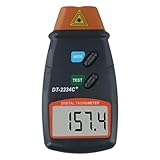FABULETTA Digital Tachometer DT2234 C+ Non-Contact Speed Meter 5 Digit LCD Handheld Industrial RPM Tester Motor Rotation Gauge