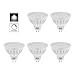 Produktbild Aiwode 5er Pack Dimmbar DC12V MR16 LED Lampe Gu5.3 Scheinwerfer,Ersetzt 50W Naturweiß 4000K 600LM RA85 120°Abstrahlwinkel,kompatibel mit DC12V LED Treiber und 12V LED Dimmer.