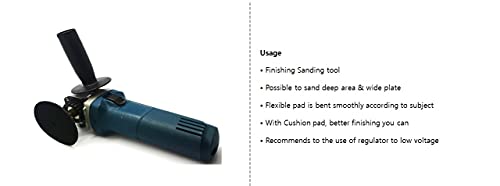 Manpa Mp21-19-3 Rugged Rubber 3 Inch Sanding Flex Loop Pad For Angle Grinder #TOP2