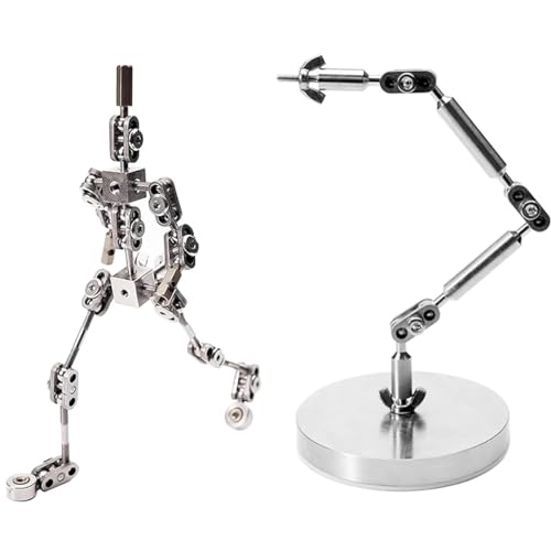 Armadura de stop motion DIY con brazo de soporte en acero inoxidable 2