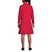 Lands' End Uniform Long Sleeve Pleated Mesh Polo Dress Red Kids 8