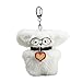 DIIOOMIEEU Plush Dog Keychain Cartoon Animal Pendant Keyring Fashionable Rings Jewelry Accessories for Backpacks and Phones