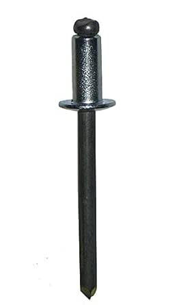 AD44ABS Aluminum Blind Rivet with Aluminum Mandrel, Dome Head, 1/8 x ...