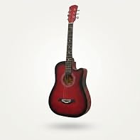 Versatile Acoustic Guitar: Suitable for beginners and experienced players alike, this 95cm acoustic guitar with 6 strings is a high-quality instrument Premium Construction Materials: The body is crafted from high-quality basswood with a matt varnish ...