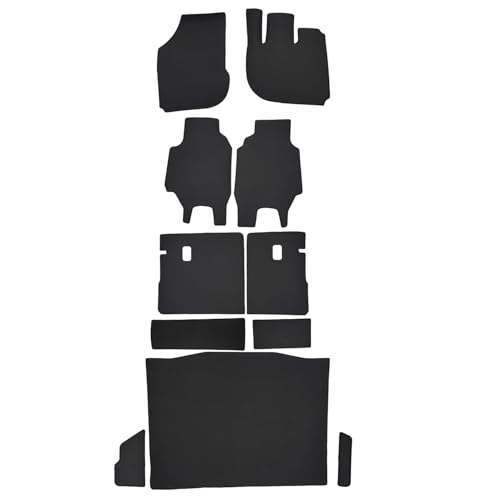 Mixsuper 新型ヴェゼル RV系 フロアマット 防水 RV3 4 5 6 ラゲッジマット シートバックマット VEZEL 2D ラゲッジトレイ ヴェゼル カスタムパーツ PVC素材 滑り止め 耐摩擦 耐汚れ 車種専用 純正交換 11点セット