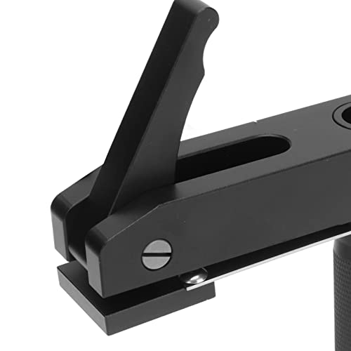 Hilitand Holzwerkzeug Pressplattenhalter Schwarz 3-Gang Einstellbarer Druck-Kniehebel-Halterung Schnellbefestigung für Holzbearbeitungs-Desktop(20 mm)