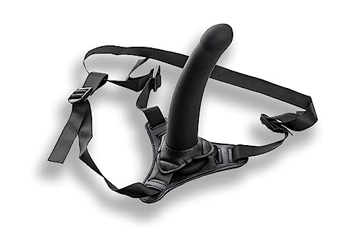 Umschnall-Dildos: Strap on Silikon Dildo Groß und Schwarz Strap On Umschnall für Frauen, Dildo Silikon Umschnallpenis für frauen Realistischer Dildo Frauen Strapon Dildo groß Umschnalldildo D18-3 – Bild 3