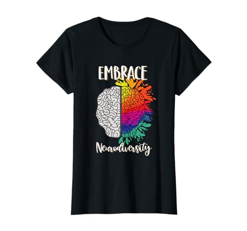 Abbraccia Neurodiversity Brain Shirt Neuro Diversity Tee Maglietta