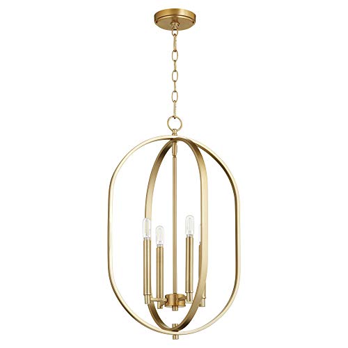 Quorum International Collins 4-Lt Entry Light - Oiled Bronze - 8044-4-86 #TOP2