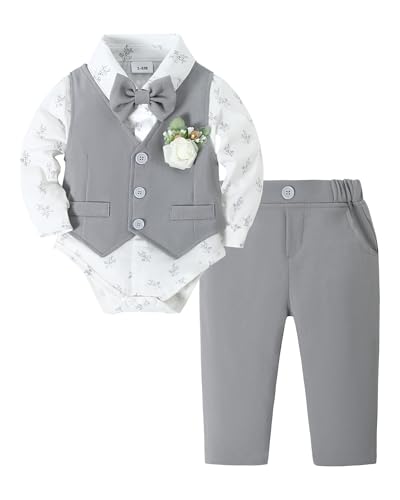 Image of SANMIO Toddler Baby Boys Clothes, Stylish Toddler Baby Boys Outfits Sweatshirt with Jeans Pants Set
