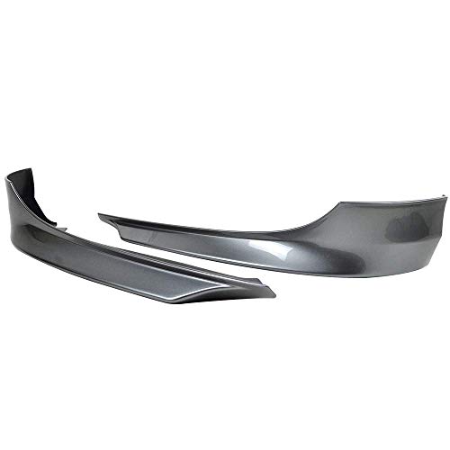 Pre-Painted Front Bumper Lip Splitter Compatible With 2009-2012 Bmw E90 3 Series, L Type Painted Space Gray # A52 Pp Air Dam Chin Diffuser Front Bumper Lip Available By Ikon Motorsports #TOP3