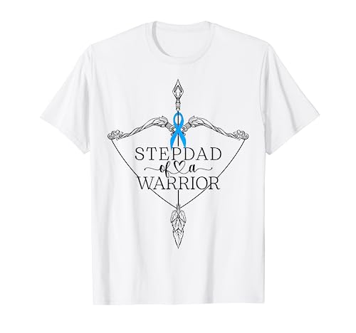 Stepdad Of A Warrior Prostate Cancer Awareness Support Squad T-Shirt