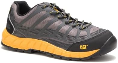 CAT Men's Streamline Composite Toe Work Shoe Construction, Grey, 12 | Image 1