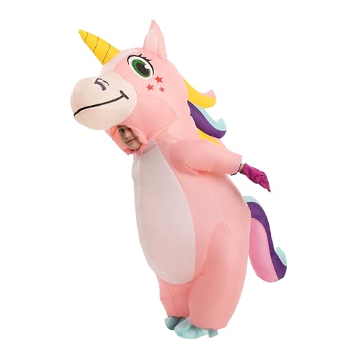 Spooktacular Creations Pyjama Licorne Peluche Adulte - Combinaison Une Pièce Bleue M